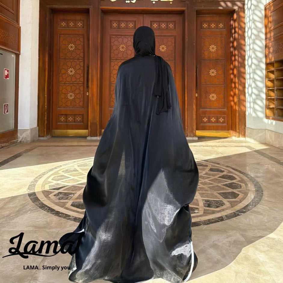 Black Shimmer Bisht