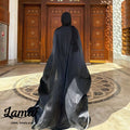 Black Shimmer Bisht